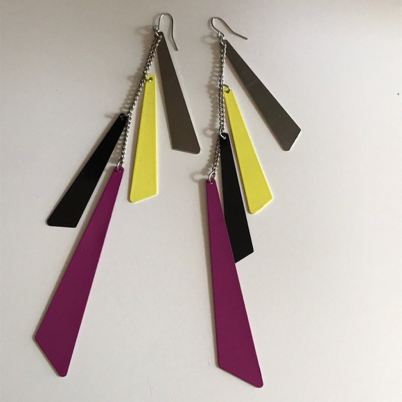80s inspired earrings
